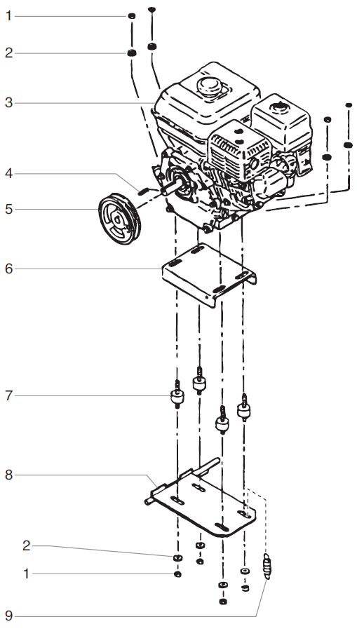 PowrLiner 4900 Gas Convertokit(P/N 506-145) Parts